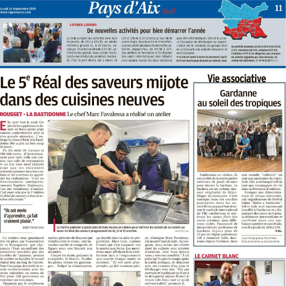 La 5e Edition du Réal des Saveurs